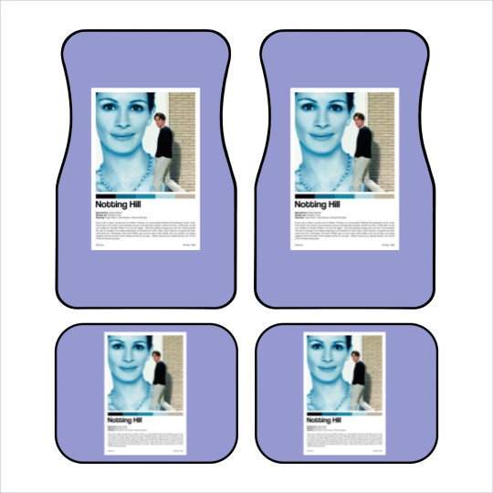 Discover Notting Hill Movie Print Car Mats