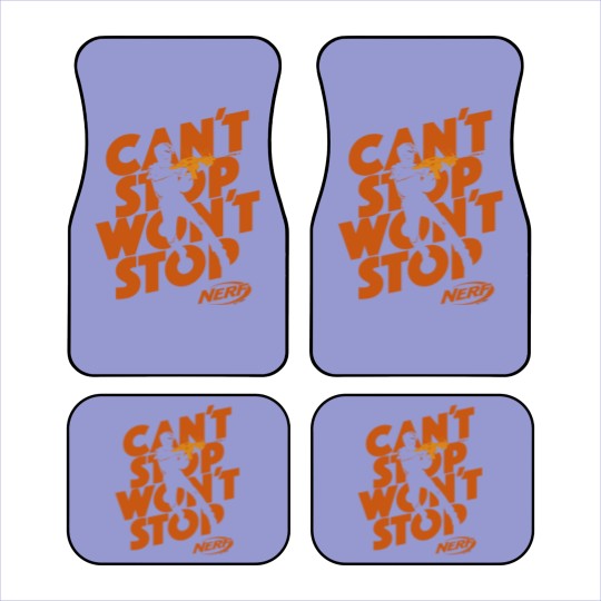 Discover Nerf Can'T Stop Won'T Stop Silhouette Car Mats