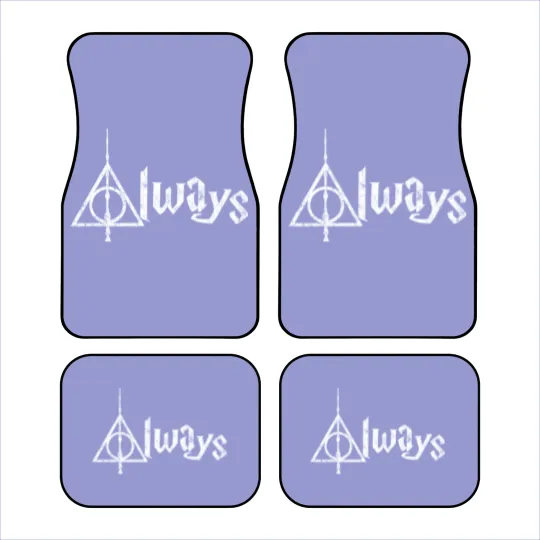Discover Always with Deathly Hallows Symbols | Geekdom Car Mats