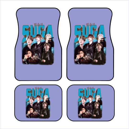 Discover BTS Suga Kpop Music Car Mats