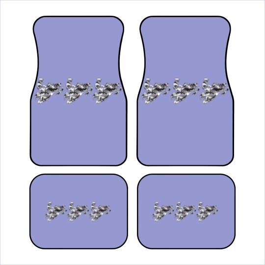 Discover Camouflage Grey Snowmobiles Car Mats