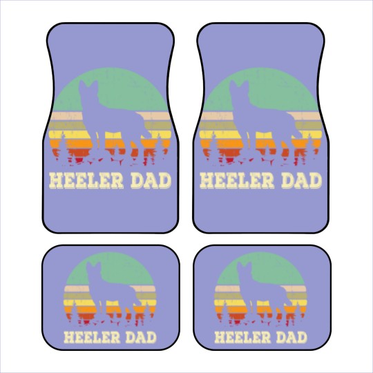 Discover Australian Cattle Dog Red Blue Pet Heeler Dad Cute Mens Gift Car Mats