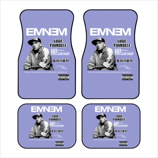 Discover EMINEM Car Mats Black (unisex)