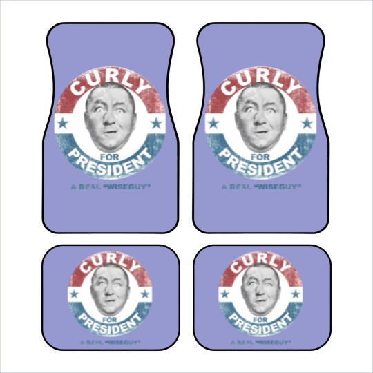 Discover Three Stooges Curly for President Car Mats