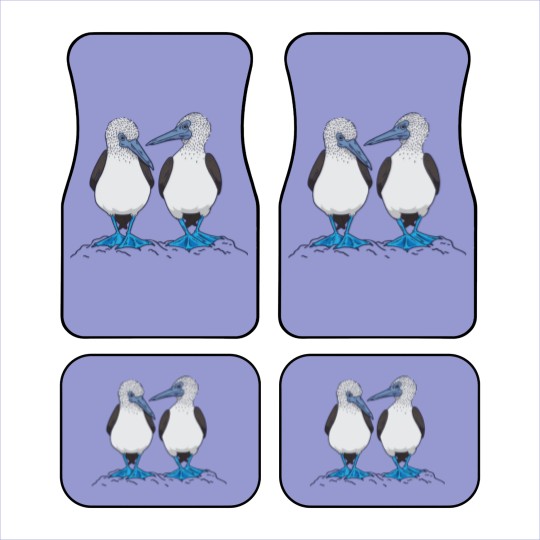 Discover Blue Footed Booby Birds Car Mats
