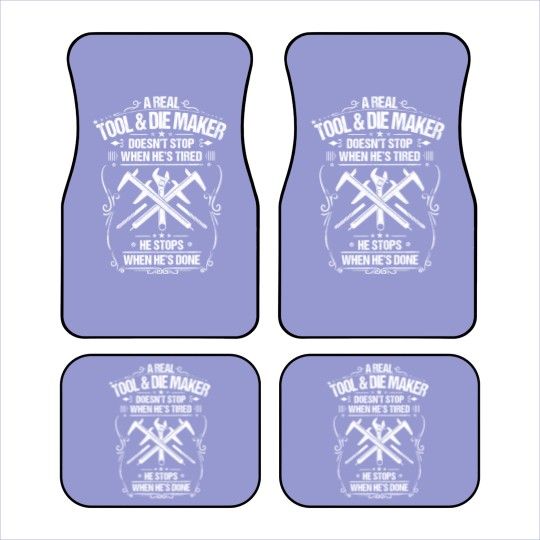 Discover Tool & Die Maker Toolmaker Gift Present Tired Car Mats