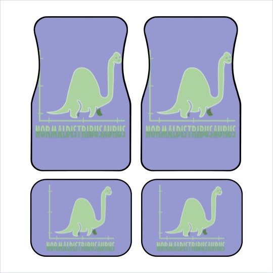 Discover Dinosaur Math Normal Distribution Mathematician Car Mats
