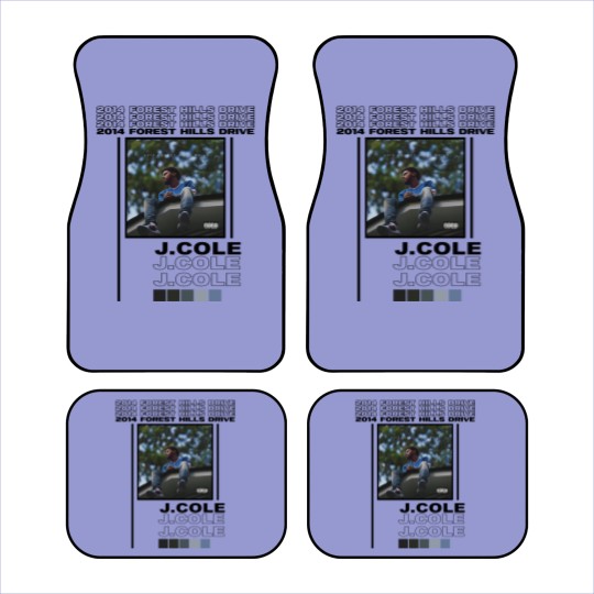 Discover J. Cole album cover Car Mats, 2014 forest hills drive album cover Car Mats,