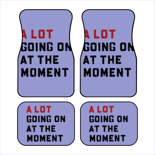 Discover A Lot Going On At The Moment Glitter Effect Car Mats, Concert Car Mats, TS Concert Car Mats