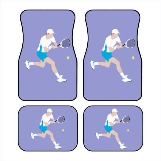 Discover Jannik Sinner Car Mats, tennis fan Car Mats, atp player Car Mats