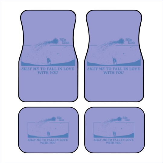 Discover Silly Me To Fall in Love With You Billie aesthetic Car Mats, Happier than ever Car Mats