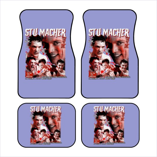Discover Stuart Stu Macher Scream Movie Halloween Car Mats, Vintage Horror Movie Car Mats