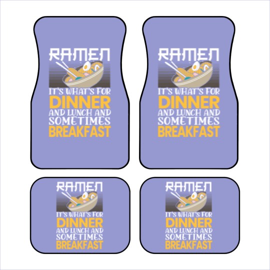 Discover Ramen Japanese Noodle Soup Eater Food Lover Foodie Car Mats