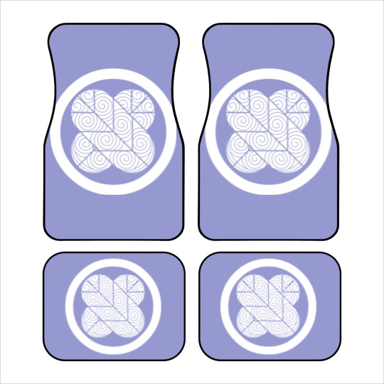 Discover Japanese Family Crest KAMON Symbol Car Mats