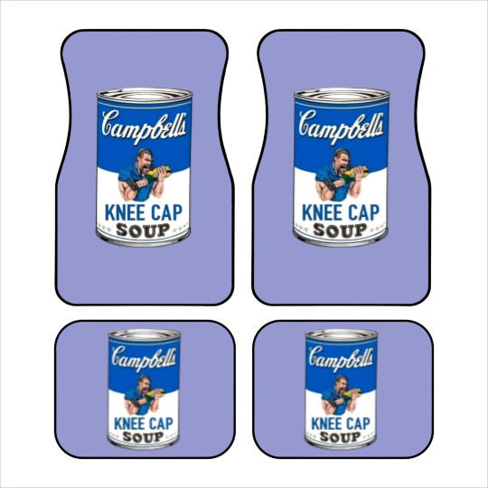 Discover Campbell's Kneecap Soup Graphic Car Mats, Dan Campbell's Kneecap Soup Graphic