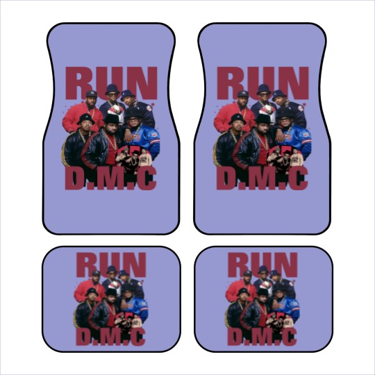 Discover Run D.M.C Streetwear Gifts Car Mats Hip Hop 90s Vintage Retro Graphic Car Mats Rap Car Mats