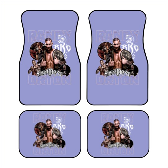 Discover Vintage 90s Graphic Style Randy Orton Car Mats, Randy Orton Car Mats