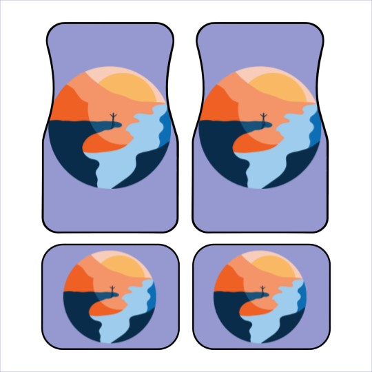 Discover Trolltunga Fjord Norway Souvenir Gift Car Mats
