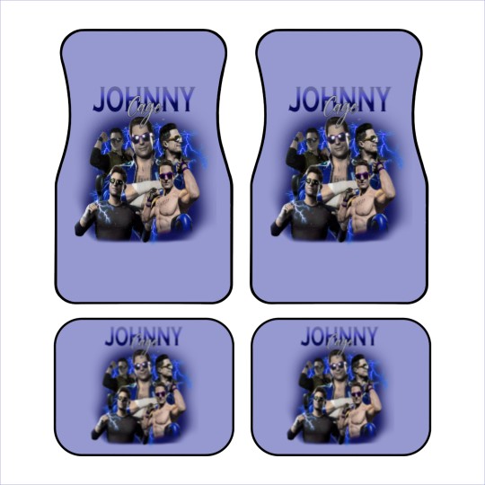 Discover Johnny Cage Mortal Kombat 1 90s Car Mats, Bootleg Movie Fighting Games Vintage Y2K Car Mats