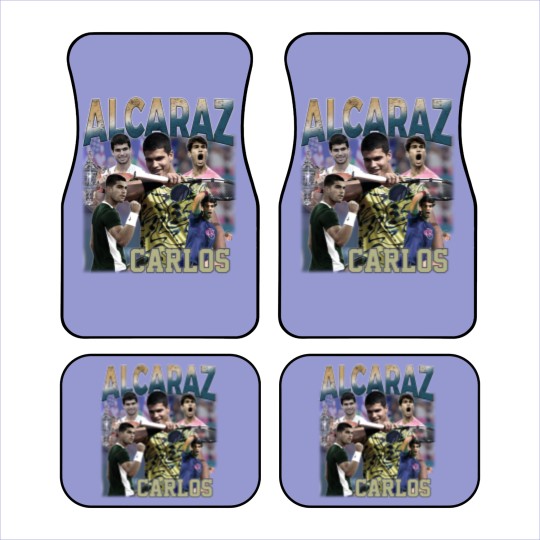 Discover Carlos Alcaraz Car Mats, Carlos Alcaraz 90s Bootleg Car Mats
