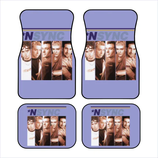 Discover Vintage NSYNC Boxes White Car Mats Gift For Men Women S-3XL