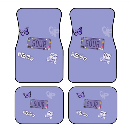 Discover Olivia Sour Tour 2023 Car Mats, Olivia Rodrigo Car Mats, Sour Album Car Mats