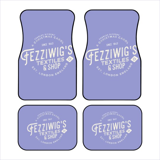 Discover christmas carol, fezziwigs, scrooge, holiday design t Car Mats