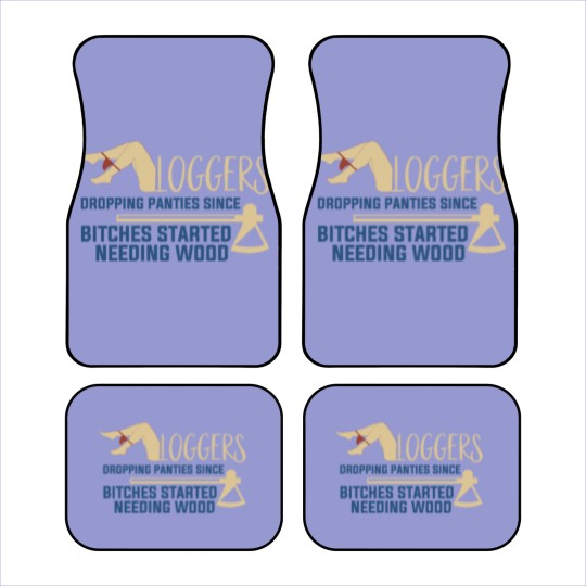 Discover Logging Needing Wood Funny Logger Car Mats