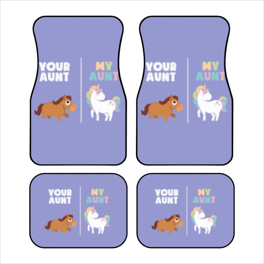 Discover Unicorn Aunt Car Mats