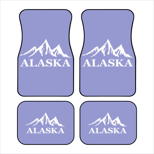 Discover Alaska Mountain Car Mats