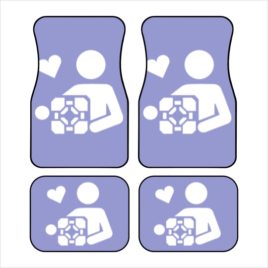 Discover Adesivo Companion Cube Portal Car Mats