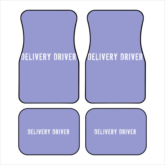 Discover Delivery Driver Profession Car Mats