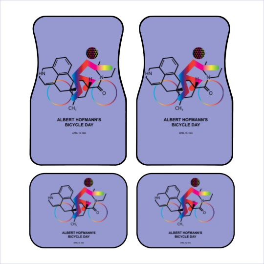Discover Albert Hofmann's Bicycle Day Car Mats