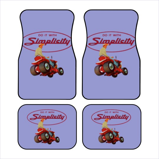 Discover Simplicity Garden Tractors162 Car Mats