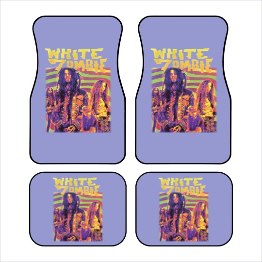 Discover Vintage Style White Zombie Band Car Mats