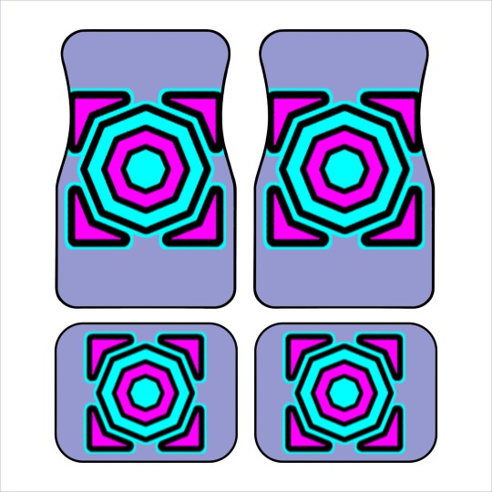 Discover Trusta cube Geometry Dash icon Car Mats