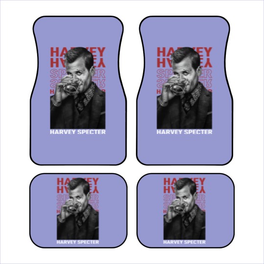 Discover Harvey Specter Vintage Graphic Car Mats, Suits Movie TV Car Mats