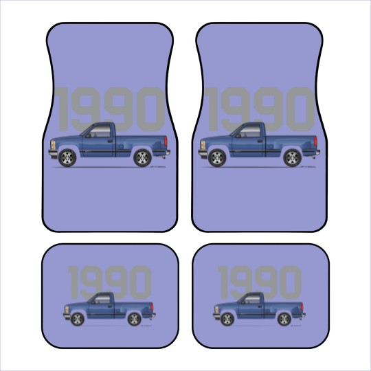 Discover 1990-Catalina Blue - Obs Stepside - Car Mats