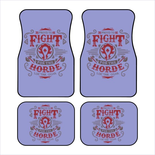 Discover Fight for the Horde Car Mats