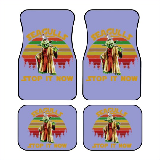 Discover Seagulls Stop It Now Retro Low Car Mats