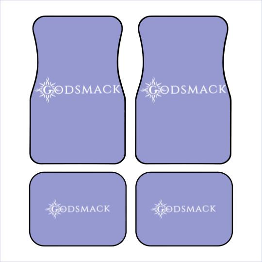 Discover Godsmack Sun logo on black Car Mats