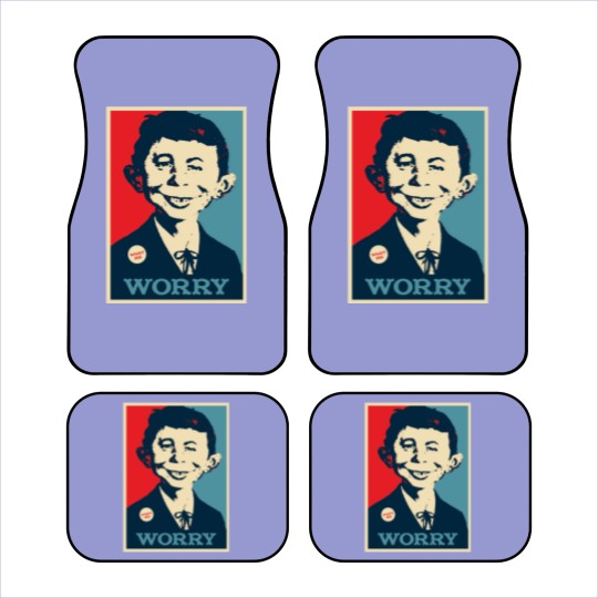 Discover WHAT ME WORRY Car Mats