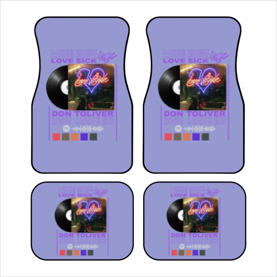 Discover Don Toliver Rap Car Mats, Love Sick Album 90s Y2K Merch Vintage Hiphop