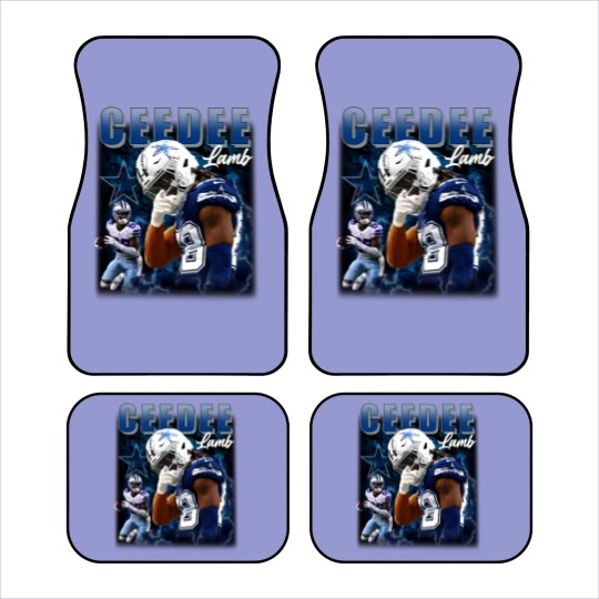Discover Ceedee Lamb Cowboys Car Mats, America Football Car Mats, Washed Color Car Mats