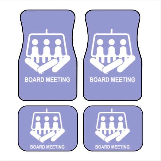 Discover Board Meeting Snowboard Gift Car Mats Car Mats