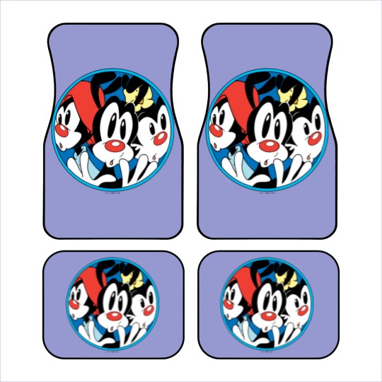 Discover Animaniacs | Warner Siblings Circle Graphic Car Mats