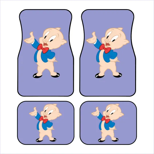 Discover Porky Pig | Classic Pose Car Mats