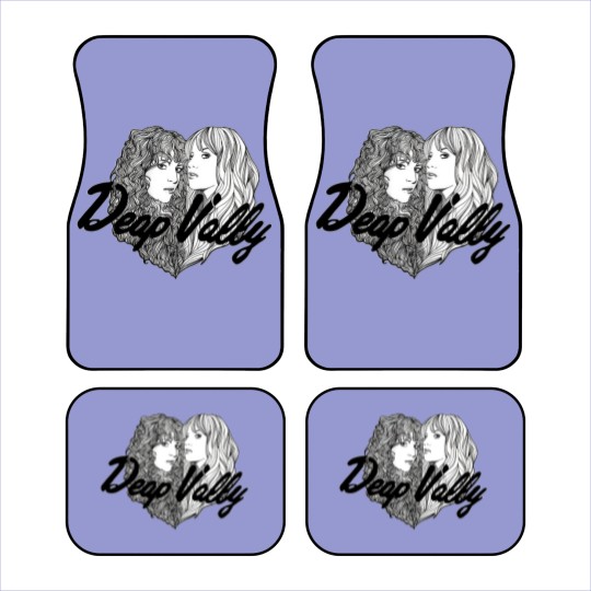 Discover Deap Vally Heart Fitted Car Mats