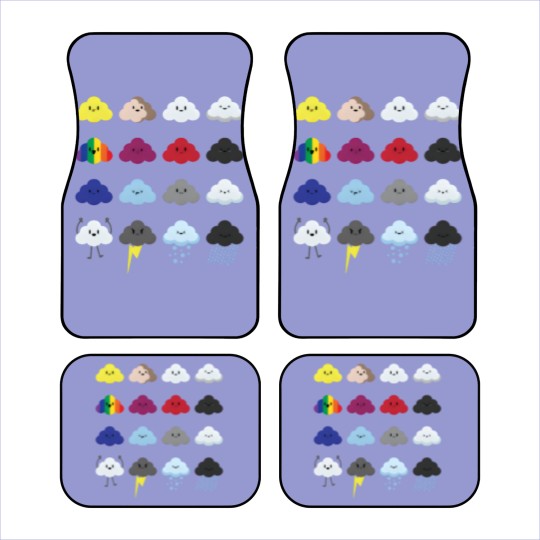 Discover Rain Drops Cloud Rainy Wet Clouds Cloudy Day Mood Car Mats