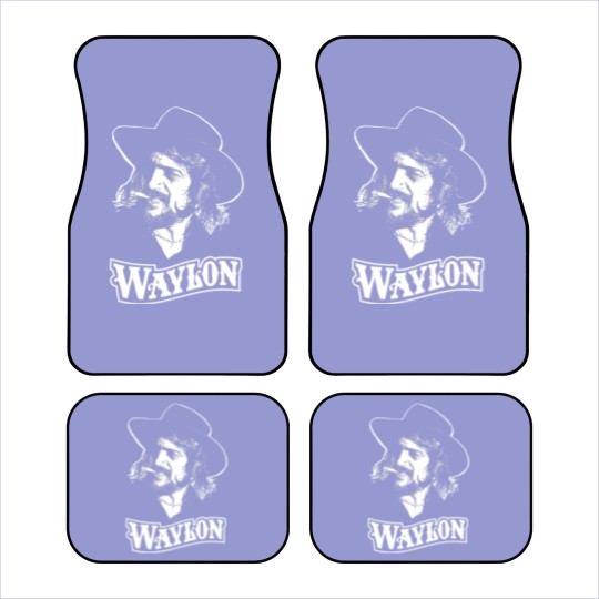 Discover Waylon Jennings Vintage Car Mats, Waylon TOUR 1984 Vintage Car Mats